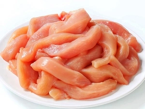 Tiras de pechuga de pollo