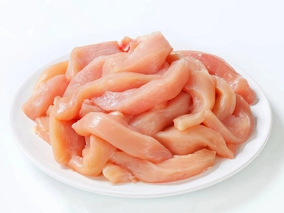 Tiras de carne de cerdo