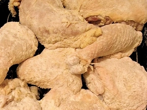 Recubrimiento de piernas de pollo