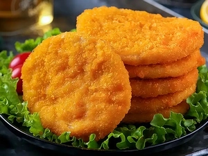 Recubrimiento de hamburguesas