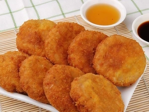 Recubrimiento de hamburguesas de pollo